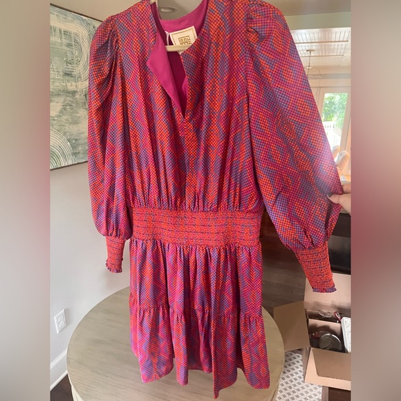 Emily McCarthy Racy Reptile Print Penelope Dress Size Large - Picture 3 of 4